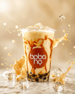 Caramel milk tea