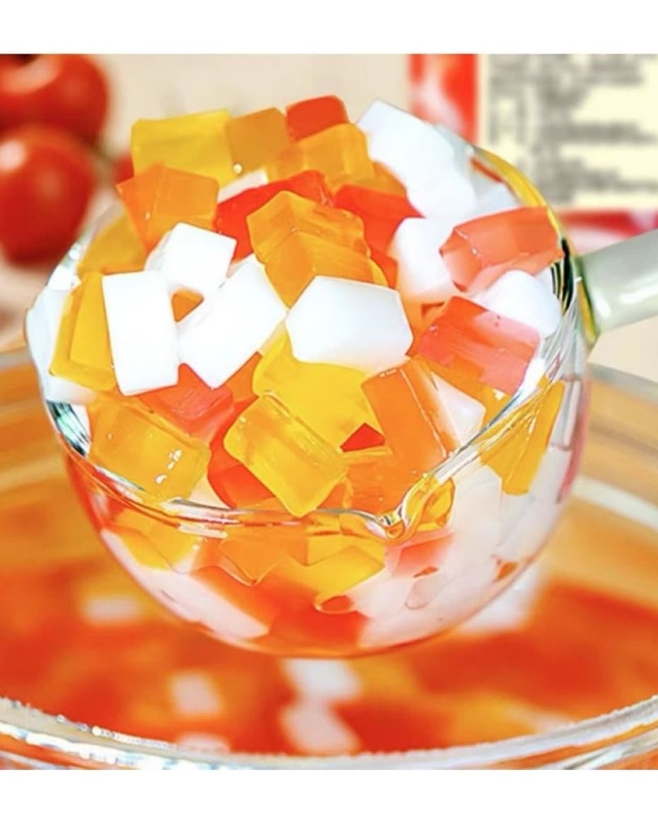 Rainbow Coconut Jelly