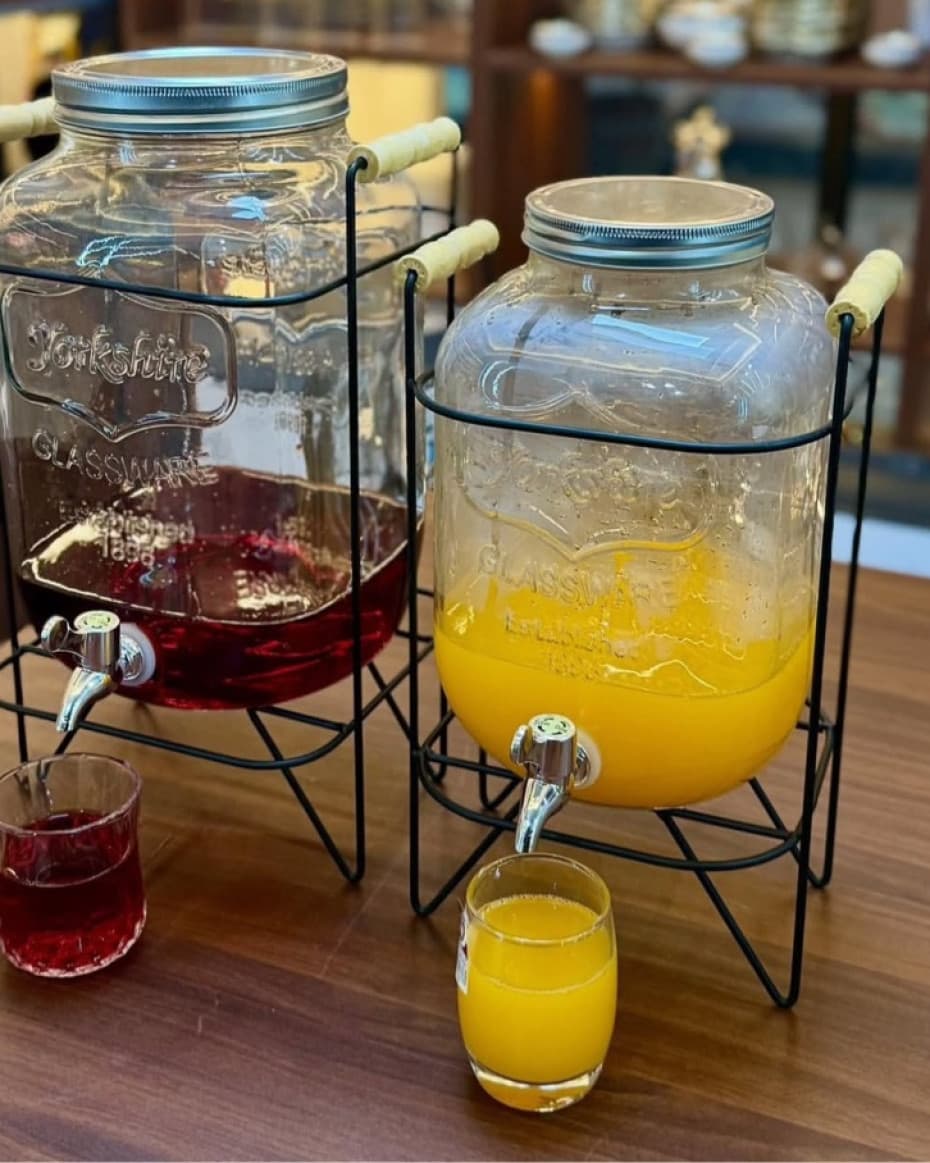 Glass Beverage Dispenser 8L